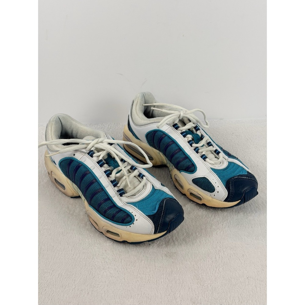 Nike Air Max Tailwind IV 4 Spirit Teal Mens 10.5 White Purple Sneaker AQ2567-101